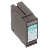 Enchufe protector, 150 VAC, 500A, carril del estruendo, advertencia visual del error, serie de la pinta