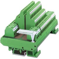 Module, Screw, 24-12 AWG, 250 VAC/VDC (Nom.), 77 milímetros L x 123.8 milímetros W x 72 milímetros H