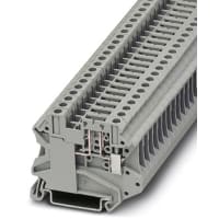 Conn Term Blk DIN Rail Screw 1 PA UT Series de 2 26-10AWG Gray 20A (Nom) 500 V (Nom)