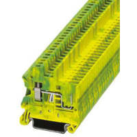 Conec, negro del término, tornillo, Pluggable 2, 20-6 AWG, Verde-Amarillo, PA