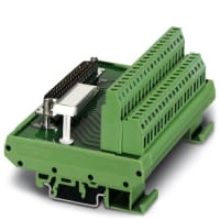 Varón D-secundario 9 poste 125 V ac/dc 2.5A 33.8m m del montaje del carril del estruendo del módulo de interfaz