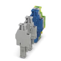 Enchufe de la MOD, Bridgeable, ELEMENTO MEDIO - entrada horizontal, conec del tornillo.