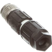 M12 zócalo circular, haber cifrado, posición de 4, IDC, 4A, IP65, IP67, serie de Quickon
