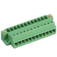 Serie de la posición COMBICON MCVU del tornillo de enchufe 12 3.81m m 16AWG 160V 8A