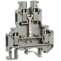 Conexión llana doble del negro del término 4 de las conec 24 12 a AWG 500 V 32 una serie BRITÁNICA
