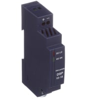 Fuente de alimentación, AC-DC, 15V, 0.67A, 90-264V adentro, incluido, carril del estruendo, PFC, 10W, serie de DSP