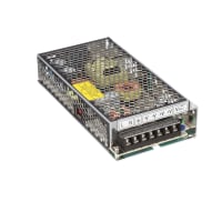 Fuente de alimentación, AC-DC, 48V, 3.3A, 115/230V adentro, incluido, carril del estruendo, PFC, 158W, serie del LS