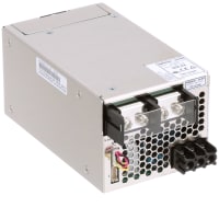 Fuente de alimentación, AC-DC, 24V, 27A, 85-265V adentro, incluido, panel Mnt, PFC, serie HWS300-1500