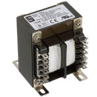 Transformador, energía, 130VA, chasis, Pri: 115/230VAC, Sec: Ser 24VCT, 12V normal, dual