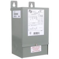 Transformador, distribución, NEMA/Encapsulated, 1, Freq 60Hz, Pri 208/240/277VAC