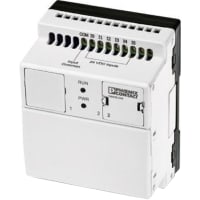 Regulador, PLC, Sup-V 24DC, 92mA, 6 Digitaces adentro, 4 Digitaces hacia fuera, carril Mnt, IP20 del estruendo
