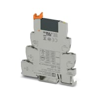 Relais del relais de los SS, entrada, 24 VDC adentro, 48 VDC, 100 mA hacia fuera, montaje del carril del estruendo, PLC-OSC