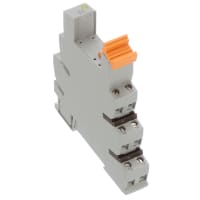 Bloque de terminales del PLC, 14m m, carril NS / 35,7,5 1 PDT, VAC/VDC 120 , PLC-BSC del estruendo