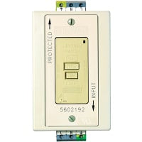 Dispositivo de la protección de GFI, 120VAC, 20A, montaje del carril del estruendo, blanco, terminales del tornillo
