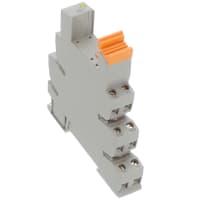 Bloque de terminales 14m m, carril NS 35/7,5, 1 N/O, 24 VDC, PLC-BSC del PLC del estruendo