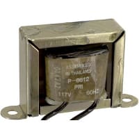 Transformador, energía, bobina de los Config, 1, Freq 50/60Hz, Pri 117VAC, Sec 36 (CT) VAC