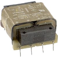 Transformador, energía, Toroidal, 1, Freq 50/60Hz, Pri 115/230VAC, Sec 12/24VAC, UL