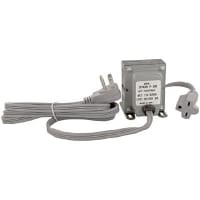 Transformador, automóvil, incluido, 1, Freq 50/60Hz, Pri 115VAC, Sec 230VAC, Sec 0.54A