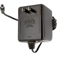 Fuente de alimentación, AC-DC, 6V, 1A, 120V adentro, incluido, enchufe de pared, externo, 6W, serie del STA
