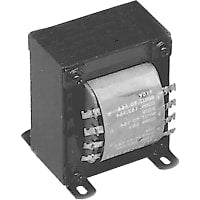 Transformador, energía, bobina, 1, Freq 50/60Hz, Pri 117VAC, Sec 12VAC, Sec 8A