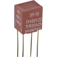Serie secundaria primaria audio del SP 600Ohm 300-100kHz del transformador 50mW 600Ohm