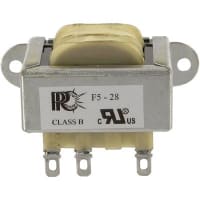 Transformador, energía, bobina de los Config, 1, Freq 50/60Hz, Pri 115VAC, Sec 28 (CT) VAC