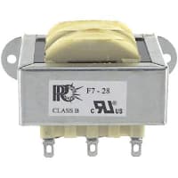 Transformador, energía, bobina de los Config, 1, Freq 50/60Hz, Pri 115VAC, Sec 28 (CT) VAC