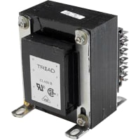 Transformador, aislamiento, bobina, 1, Freq 50/60Hz, Pri 115/230VAC, Sec 115/230VAC