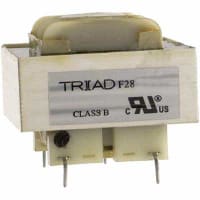 Transformador, energía, bobina, 1, Freq 50/60Hz, Pri 115/230VAC, Sec 14/28VAC, PWB