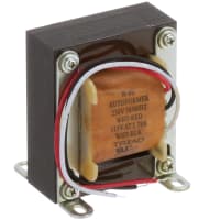 Transformador, automóvil, marco abierto, 1, Freq 50/60Hz, Pri 230VAC, Sec 115VAC, Sec 1.7A