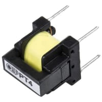 1:1 a través del transformador de la telecomunicación del agujero, 19uH, 1.1Ohms