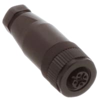 La hembra del zócalo 5 de las conec del montaje del cable de poste de la serie de SACC entra en contacto con el tornillo en el acoplamiento de IP67