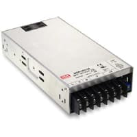 Fuente de alimentación, AC-DC, 24V@14A, 5V@0.3A, 100-264V adentro, incluido, médico, PFC, serie de MSP