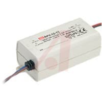 Fuente de alimentación, AC-DC, 24V, 0.5A, 100-264V adentro, incluido, conductor del LED, 12W, serie APV-12