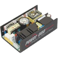 Power Supply, AC-DC, 24V, 10.4A, 90-264V adentro, Open Frame, PFC, Medical, MBC250 Series