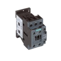 Contactor de Sirius 3RT 3 poste, 12 A, kilovatio de 5.5, bobina de la CA de 24 V