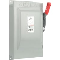 Desconecte el interruptor, fundido, seguridad, 60A, 2 poste, 240V, 2W, nema mecanografían 12