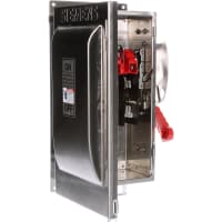 Desconecte el interruptor, fundido, seguridad, 60A, 2 poste, 240V, 2W, nema mecanografían 4X