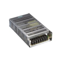 La fuente de alimentación, AC-DC, 24V, 6.2A, 100-240V adentro, montaje de la pared, dirige el montaje