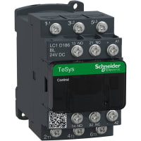 No-Invertir el contactor, 24VDC, 18A, 3P, carril del estruendo, serie de TeSys Deca