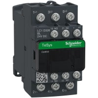 No-Invertir el contactor, 24VDC, 32A, 3P, carril del estruendo, serie de TeSys Deca