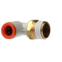 Guarnición de la tubería, codo roscado, masculino, tubo de los 3/8in, 3/8NPT hilo de rosca de cobre amarillo, w/Seal