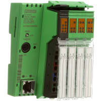 Regulador, en línea; ILC 131; 1 Ethernet RJ45; 8inputs, 4out en 24VDC; IEC 61131