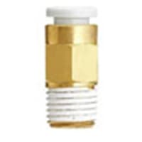 Adaptador recto neumático del Roscar-a-Tubo, varón de R 1/4, empujar hacia adentro 10 milímetros