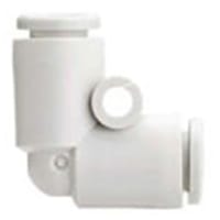 Adaptador neumático del Tubo-a-Tubo del codo, empujar hacia adentro la conexión A 6m m, B 6m m