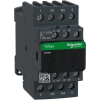 No-Invertir el contactor, 25A, 110VDC, 4P, carril del estruendo, serie de TeSys Deca