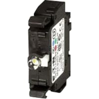Entre en contacto con el bloque, 2-P, pregunta, LED blanco, frente, M23, dispositivos SmartWire-DESPEGUE