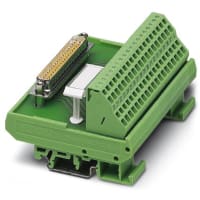 Módulo de interfaz D-secundario, hembra, 15 poste, 125 V ac/dc, 2.5A, 77m m