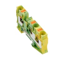 Earth Trm Blk pinta 10 Series 57A Push en Term Green Yellow Single Level