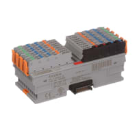 Zócalo de 120mA RCD, montaje del carril del estruendo, IP65, IP67, C.C. de 24 V, gris